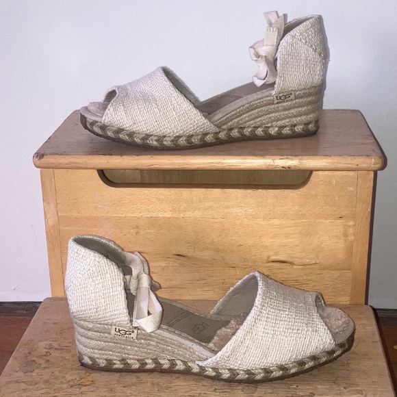 UGG Shoes - Cream UGG espadrilles